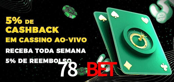Promoções do cassino ao Vivo 78 Bet